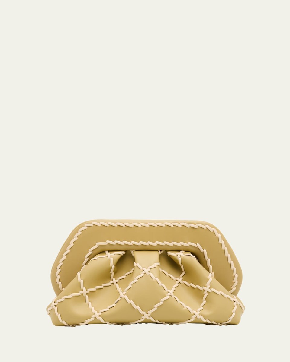 Tia Lace Vegan Fabric Clutch Bag
